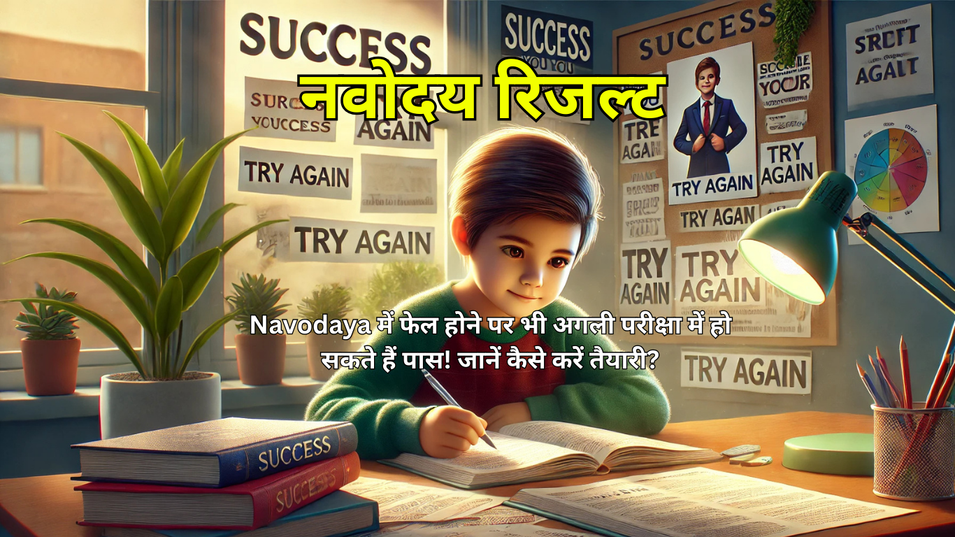 Navodaya में फेल होने पर भी अगली परीक्षा में हो सकते हैं पास! जानें कैसे करें तैयारी?