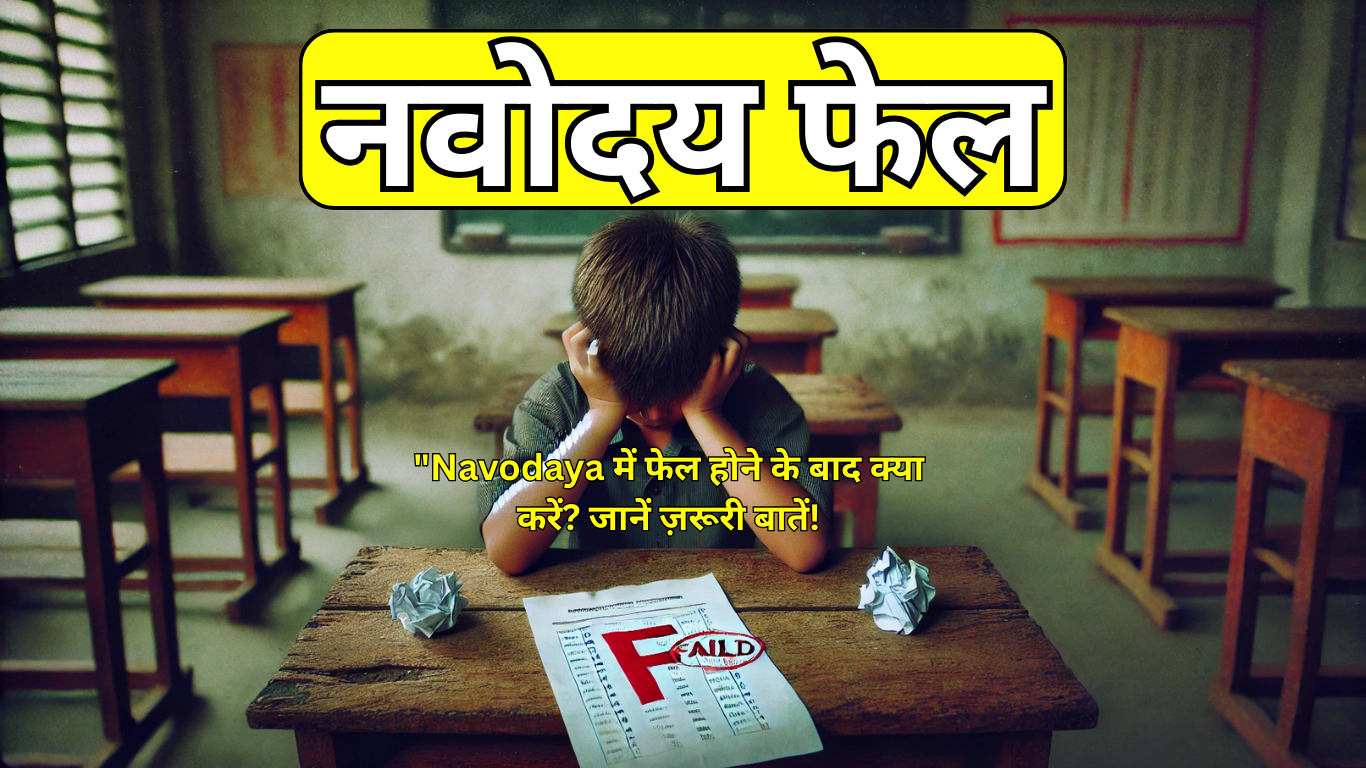 Navodaya में फेल होने के बाद क्या करें? जानें ज़रूरी बातें!