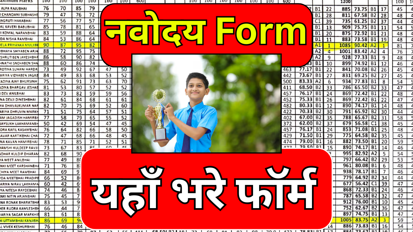 नवोदय फॉर्म 2025 के लिए आवश्यक दस्तावेज