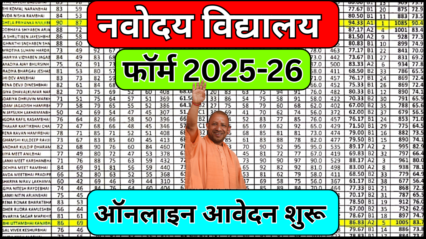 नवोदय विद्यालय प्रवेश 2025
