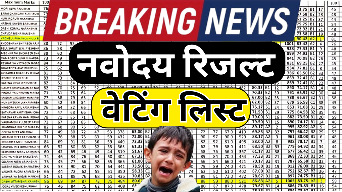 क्या आपका नाम नवोदय की प्रतीक्षा सूची में है?