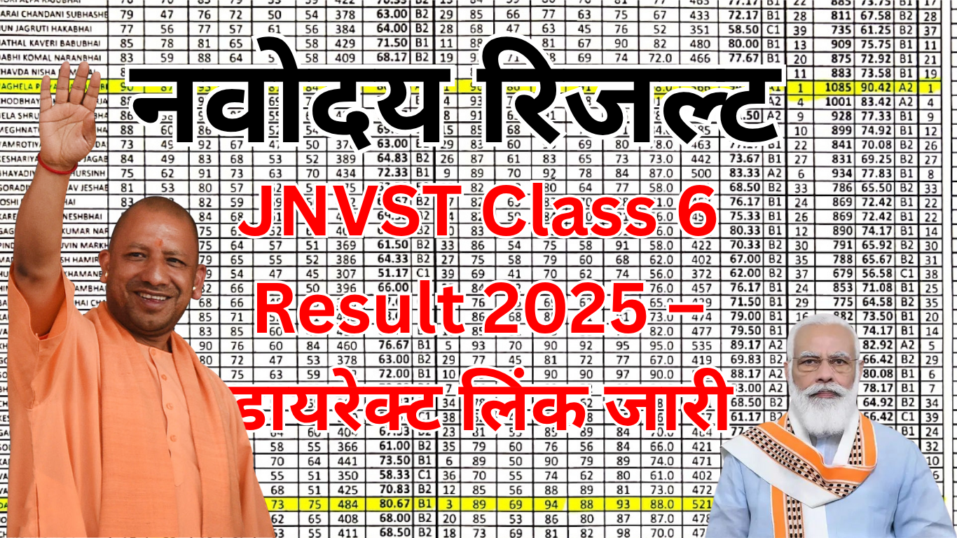 Navodaya Class 6 Result Kaise Check Kare