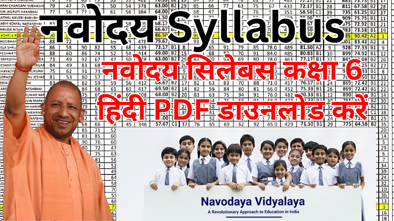 नवोदय सिलेबस कक्षा 6 हिंदी PDF डाउनलोड करें