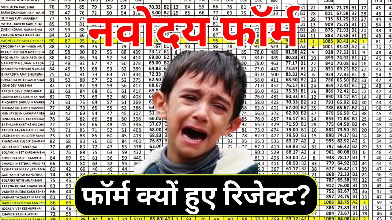 Navodaya 2025: इतने लाख बच्चों के फॉर्म क्यों हुए रिजेक्ट?