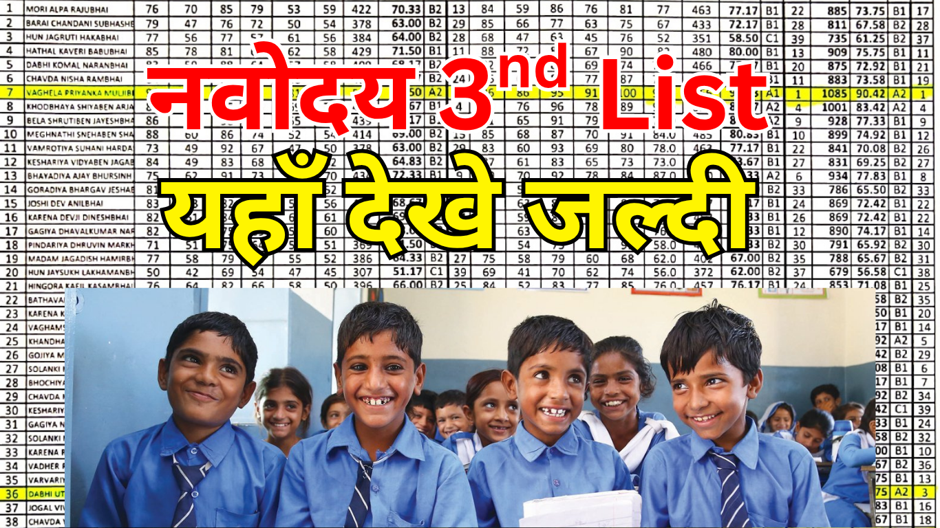 नवोदय की तीसरी प्रतीक्षा सूची से कितना लाभ मिलता है?