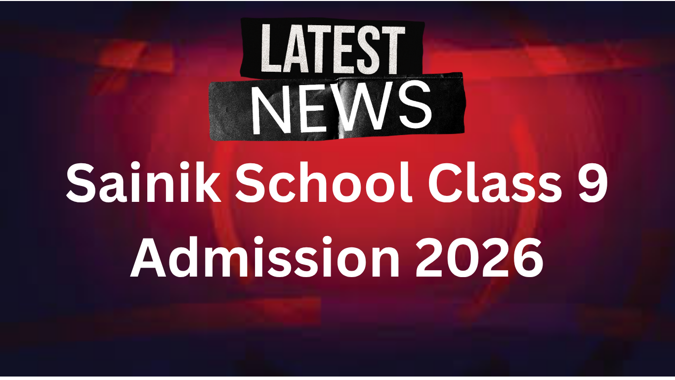 Sainik School Class 9 Admission 2026