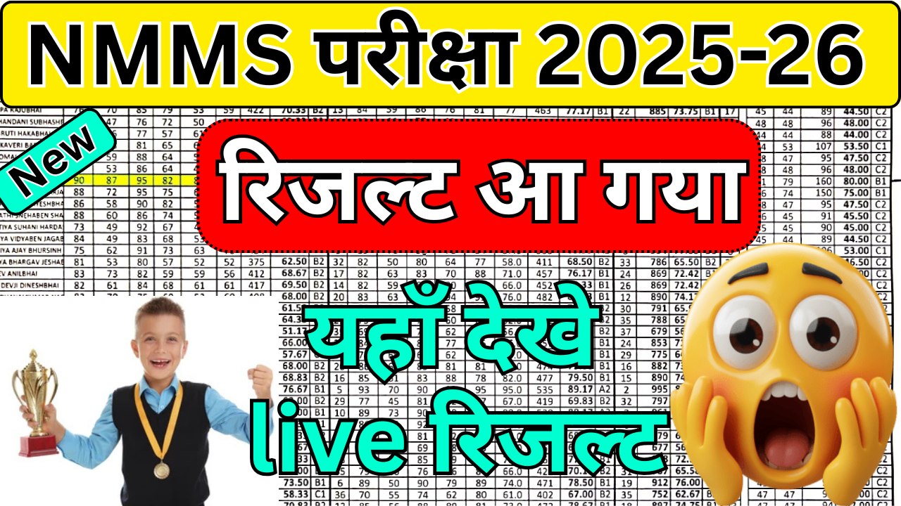 NMMS 2025 Result Check करने का सबसे आसान तरीका