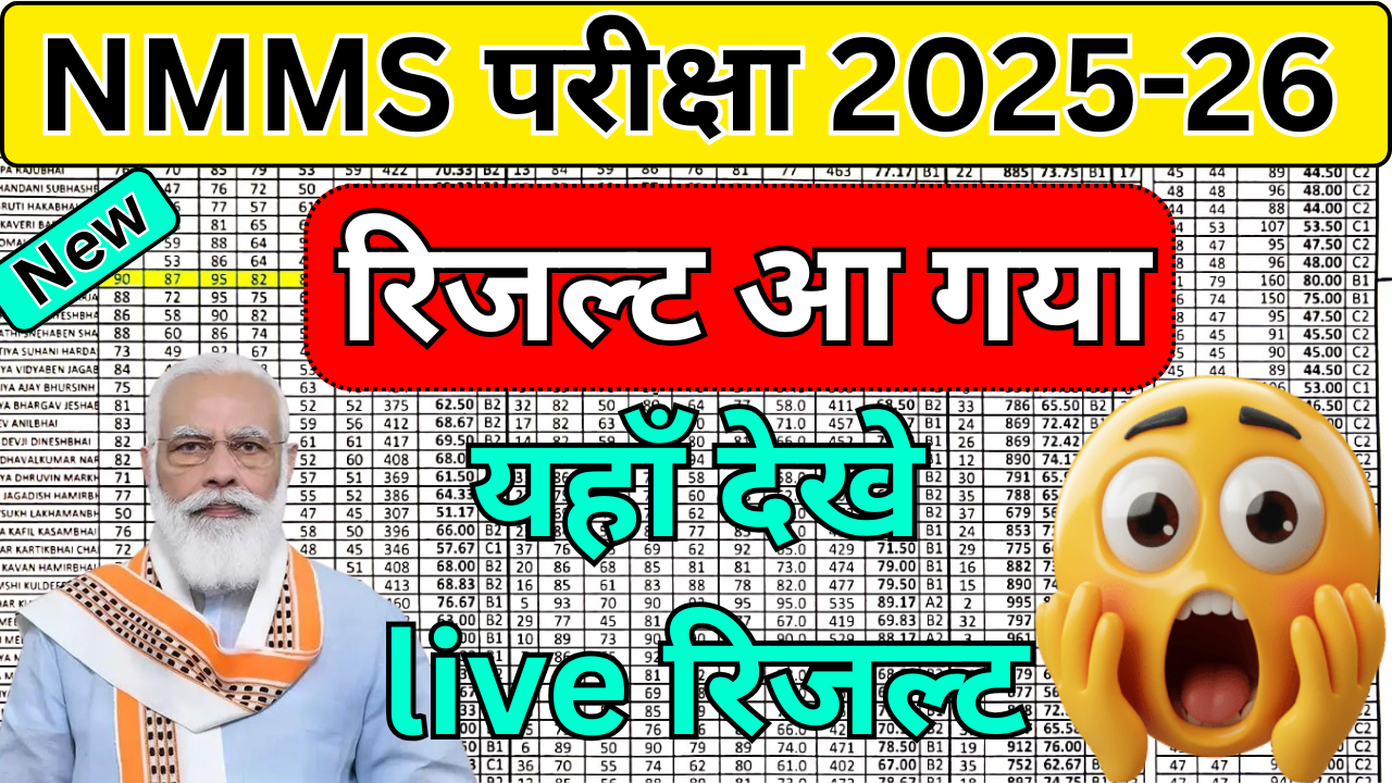 NMMS Result 2025 Download Link