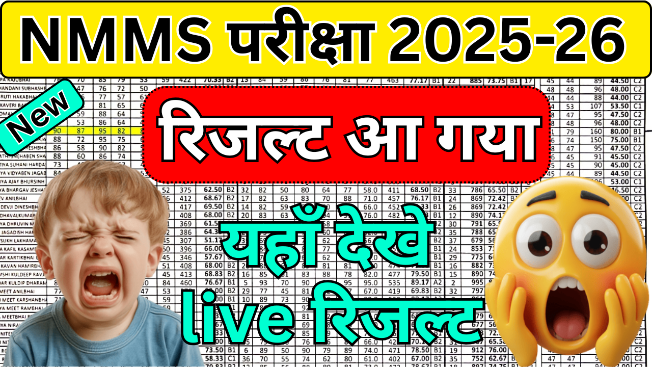 NMMS 2025 Merit List जारी – देखें आपका नाम शामिल है या नहीं