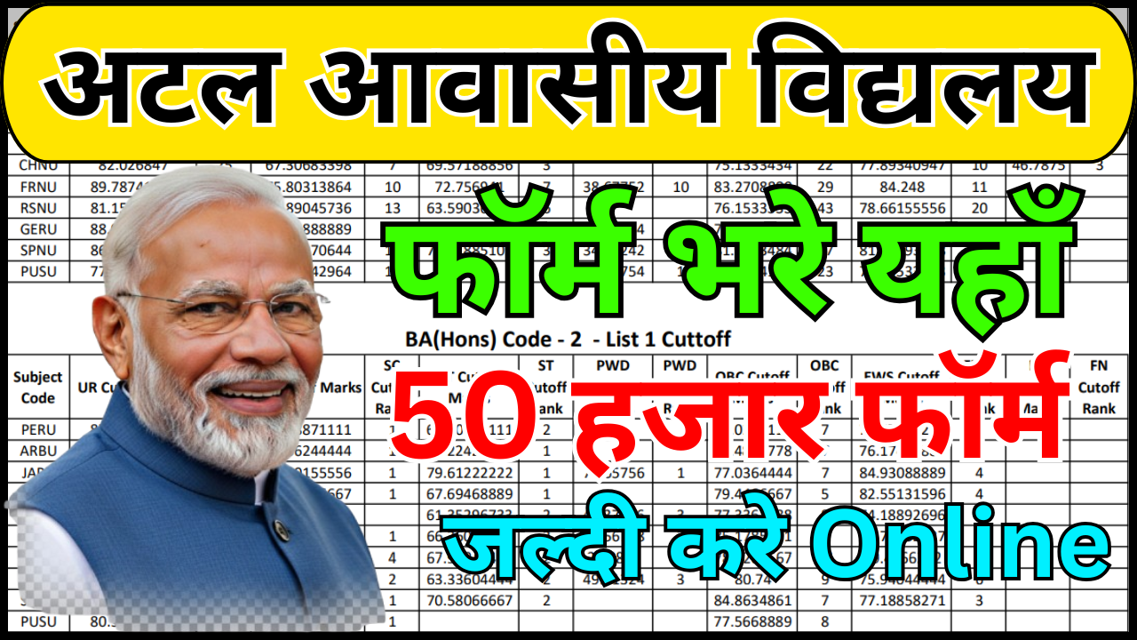 Atal Awasiya Vidyalaya Form 2026 – अंतिम तिथि अपडेट