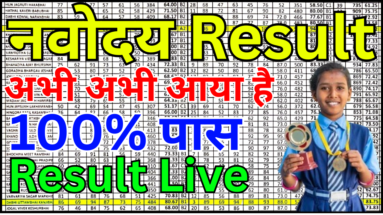 Navodaya Result 2025 – चयन प्रक्रिया समझें
