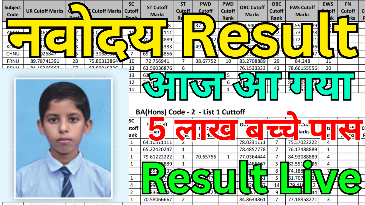 Navodaya Result 2025 घोषित – छात्रों के लिए बड़ी खबर