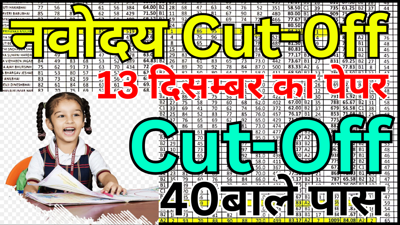 Navodaya Cut Off आ गई – Final Cut Off देखने का तरीका