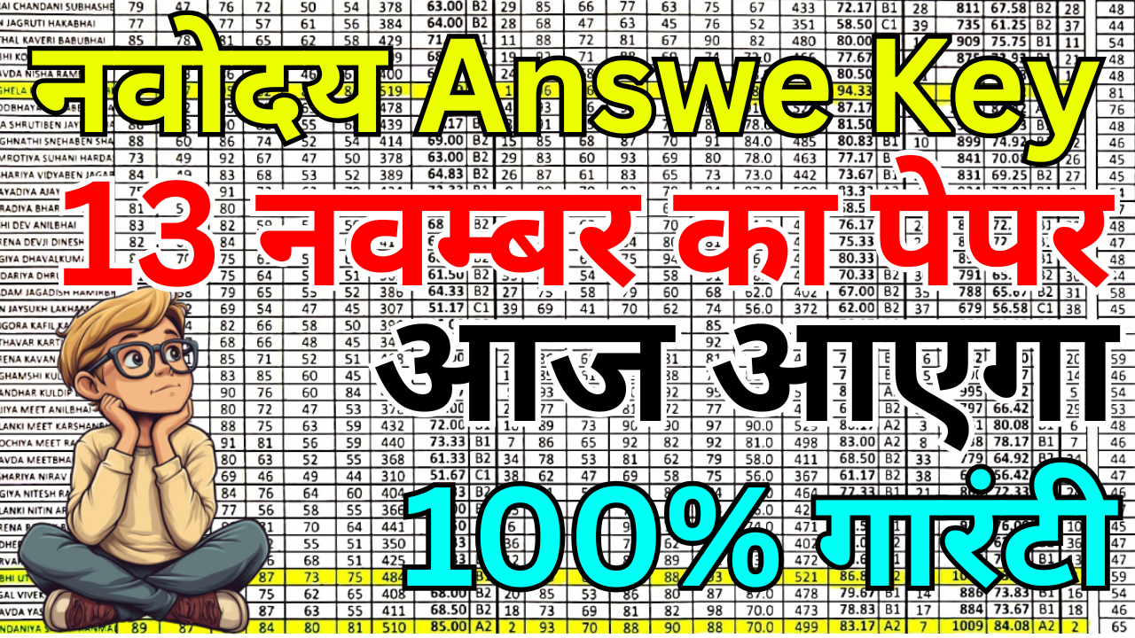 Navodaya Answer Key 2025 जारी या नहीं – पूरी सच्चाई