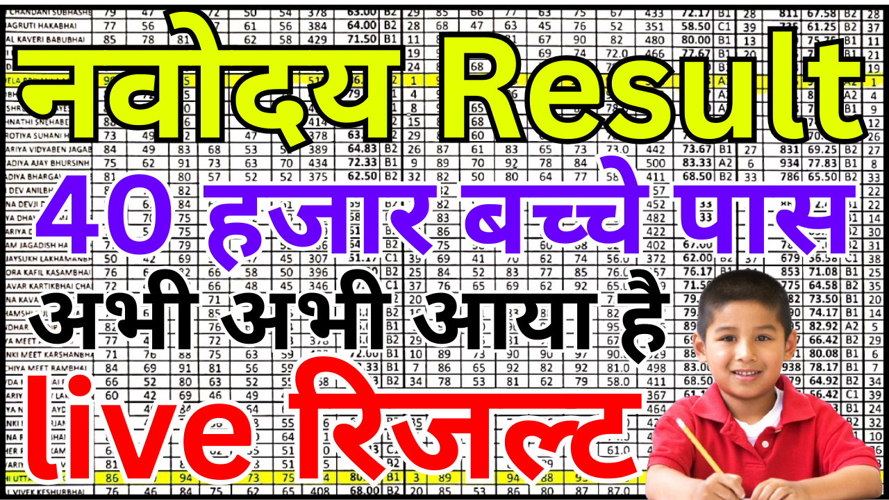 नवोदय पहली सूची 2026 रिजल्ट का लेटेस्ट अपडेट - अभी पढ़ें