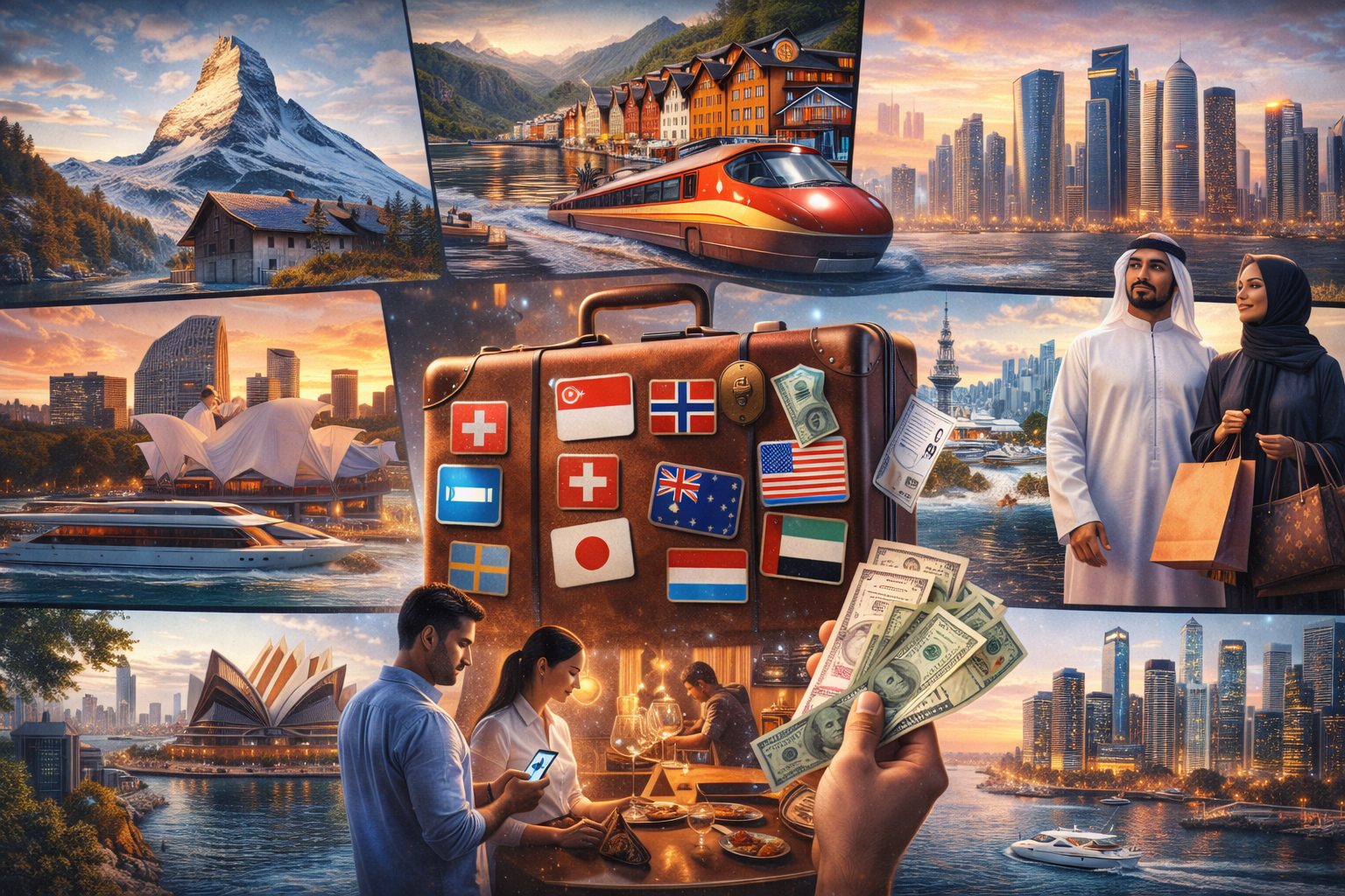 विश्व के सबसे महंगे देश और वहां की जिंदगी