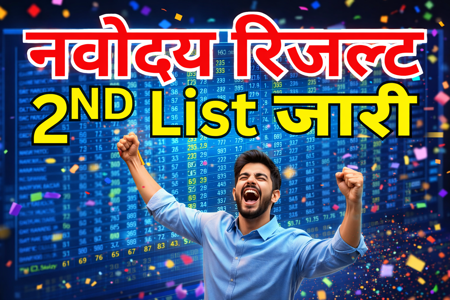 नवोदय सेकंड मेरिट लिस्ट में नाम कैसे खोजें – पूरी जानकारी सरल भाषा में