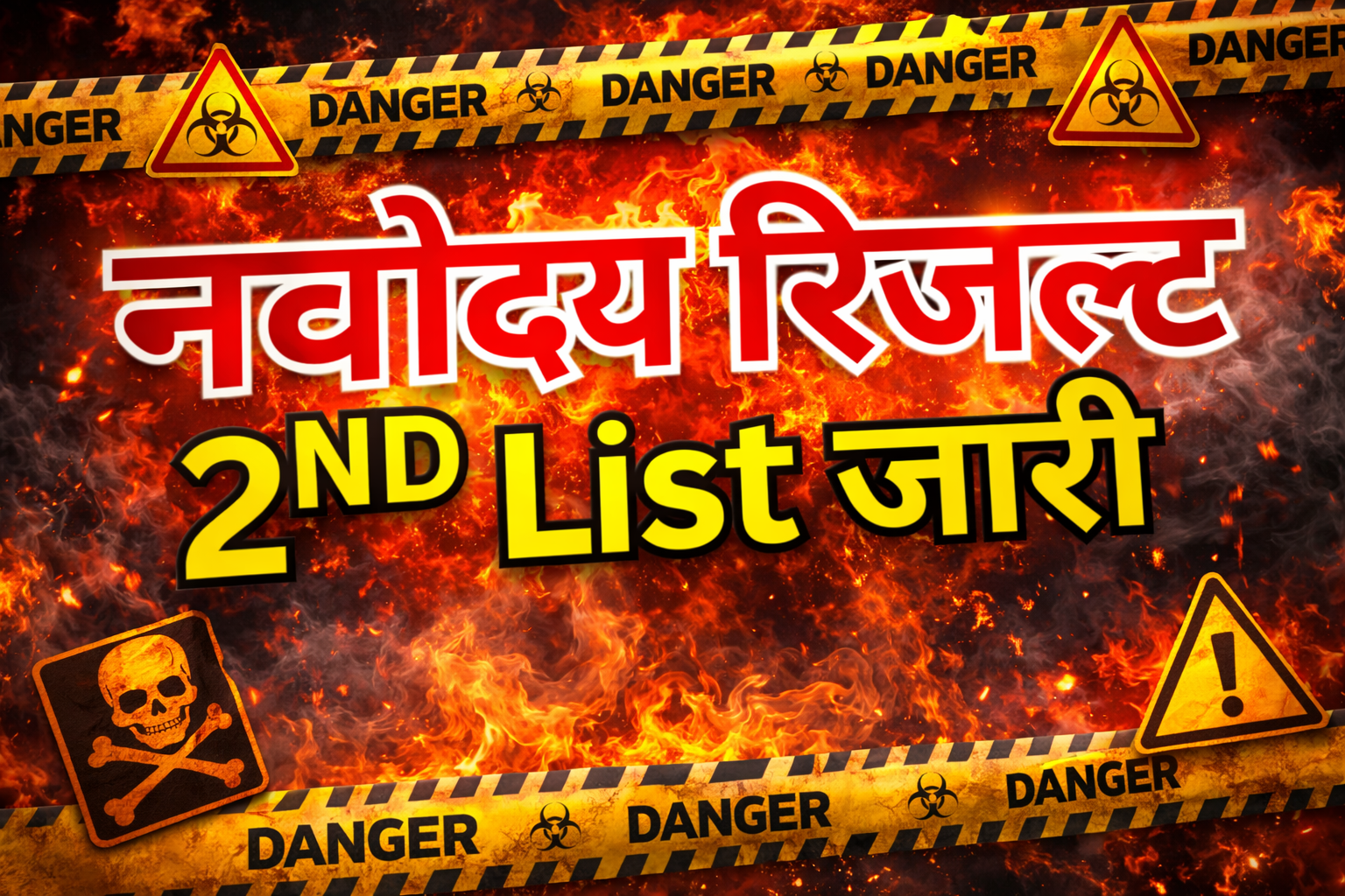 Navodaya 2nd Merit List जारी, अभी देखें रिजल्ट