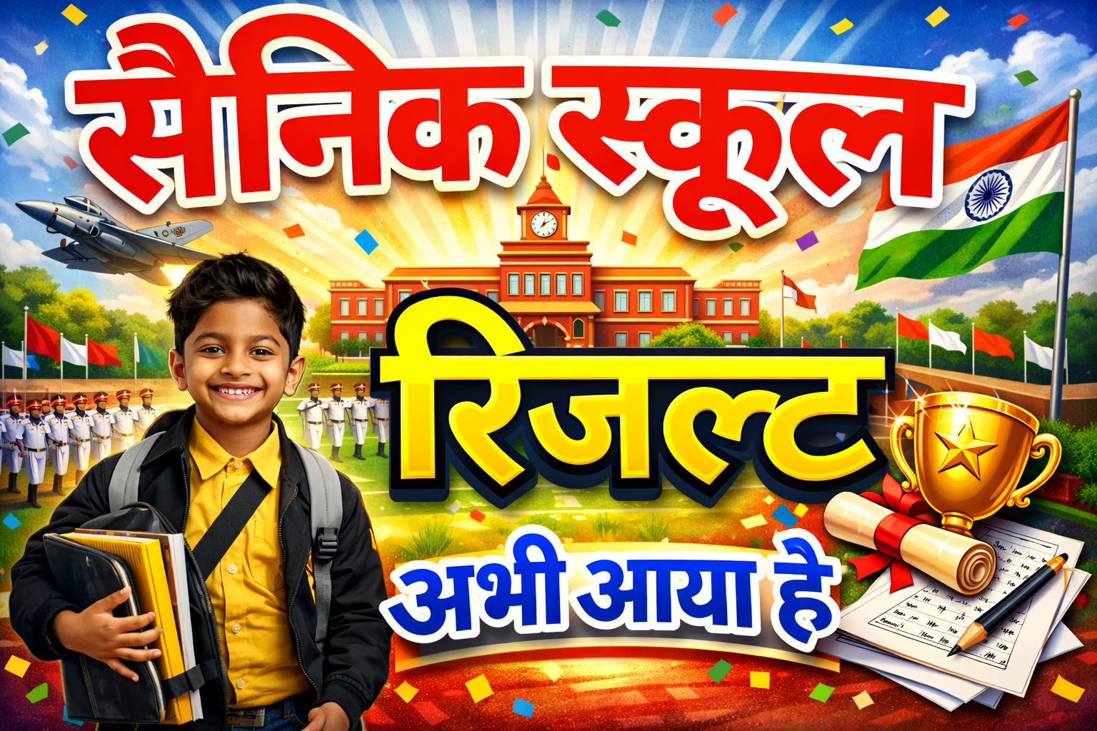 सैनिक स्कूल एंट्रेंस एग्जाम रिजल्ट 2026 कैसे देखें