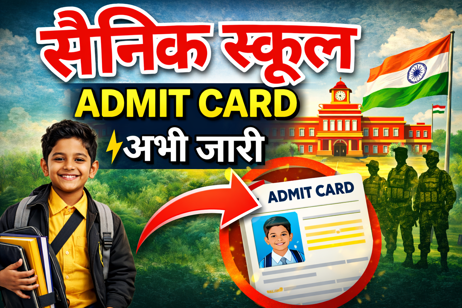 सैनिक स्कूल रिजल्ट 2026 डाउनलोड करने का आसान तरीका