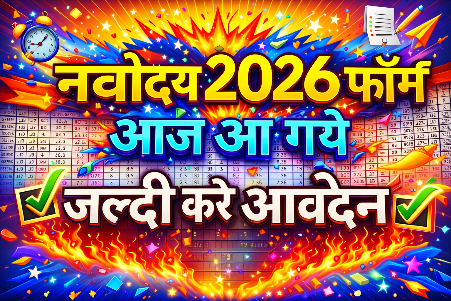 Navodaya Admission Form 2026 भरने की पूरी प्रक्रिया