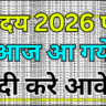 नवोदय फॉर्म 2026 जारी, ऐसे करें ऑनलाइन आवेदन